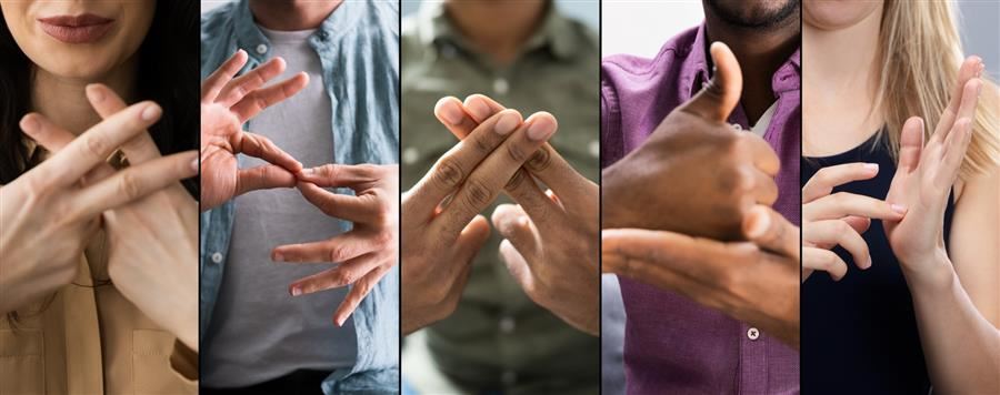 images of people using ASL