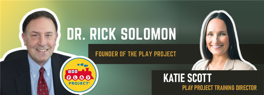 Rick Solomon and Katie Scott with the Play Project