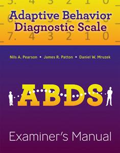  Adaptive Behavior Diagnostic Scale (ABDS)