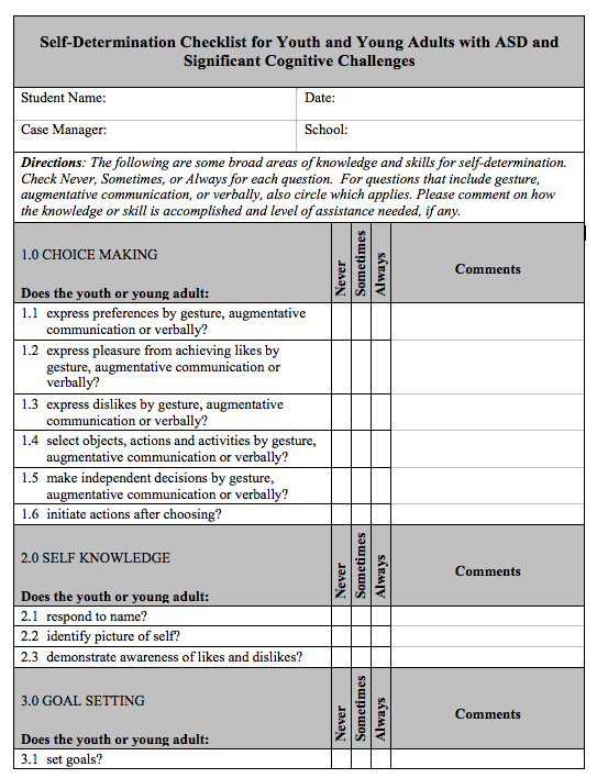 sd checklist 