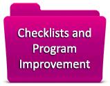 Checklists and Program Improvement 