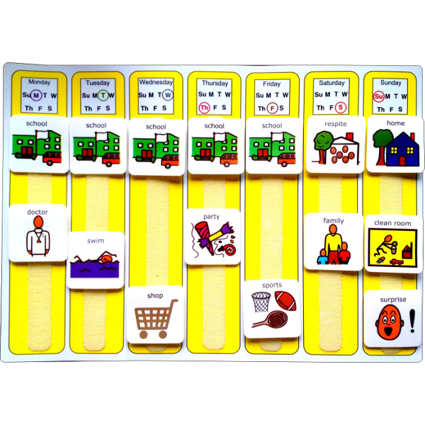 ASD Visual Weekly Planner